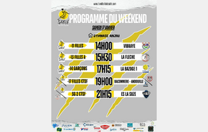 les matchs du Week-end venez nous soutenir vous serez tous les bienvenus
