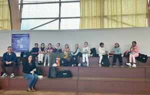 A Sillé les U11 en pique -nique avant match et la victoire