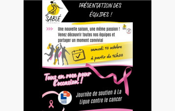 Octobre Rose et présentation des équipes